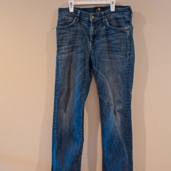 7 For All Mankind Denim - 7 For All Mankind Slimmy Jeans Medium Blue Size 31